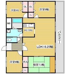 ルミナ２１の物件間取画像